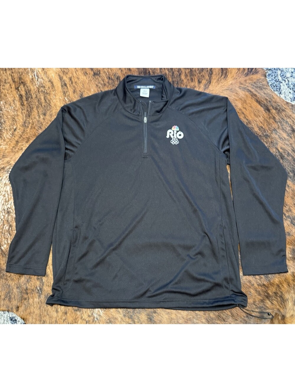 Rio 2016 Olympics Sweatshirt USA Team Apparel Black Long Sleeve Men 2XL
